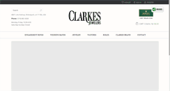 Desktop Screenshot of clarkesjewelers.com